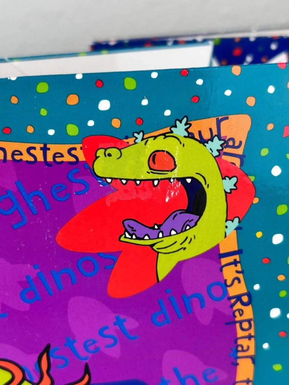 Rugrats Vintage Set of 3 School Paper Folders Tommy 90s Reptar Nickelodeon